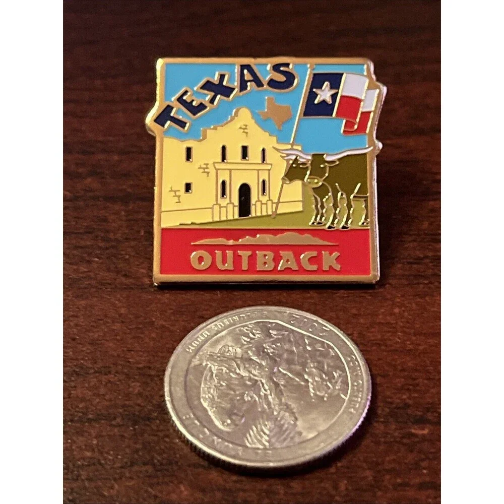 Outback Steakhouse 50 States Texas Lapel Hat‎ Pin